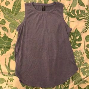 Yogalicious - dark blue athletic muscle tank